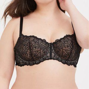 Torrid Unlined Balconette Bra 46DDD